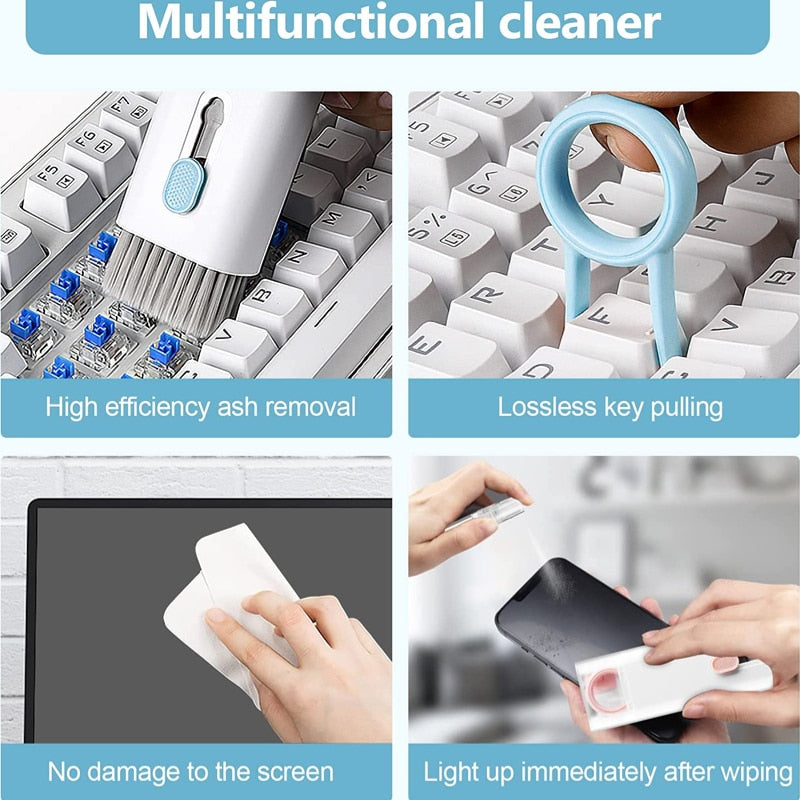 KeyKlear 7-in-1 Keyboard and Gadget Cleaner Kit