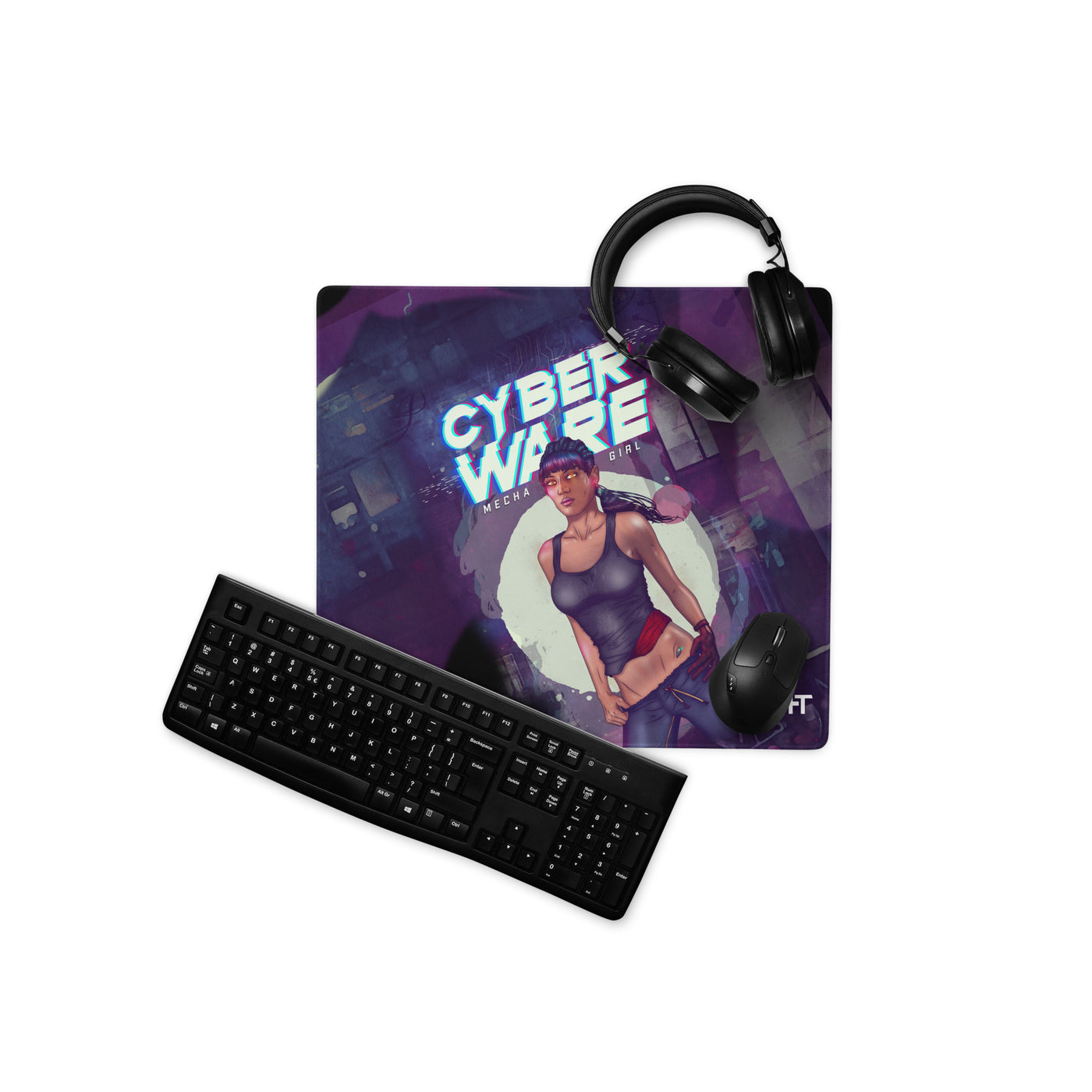 Cyberware Mecha Girl - Desk Mat