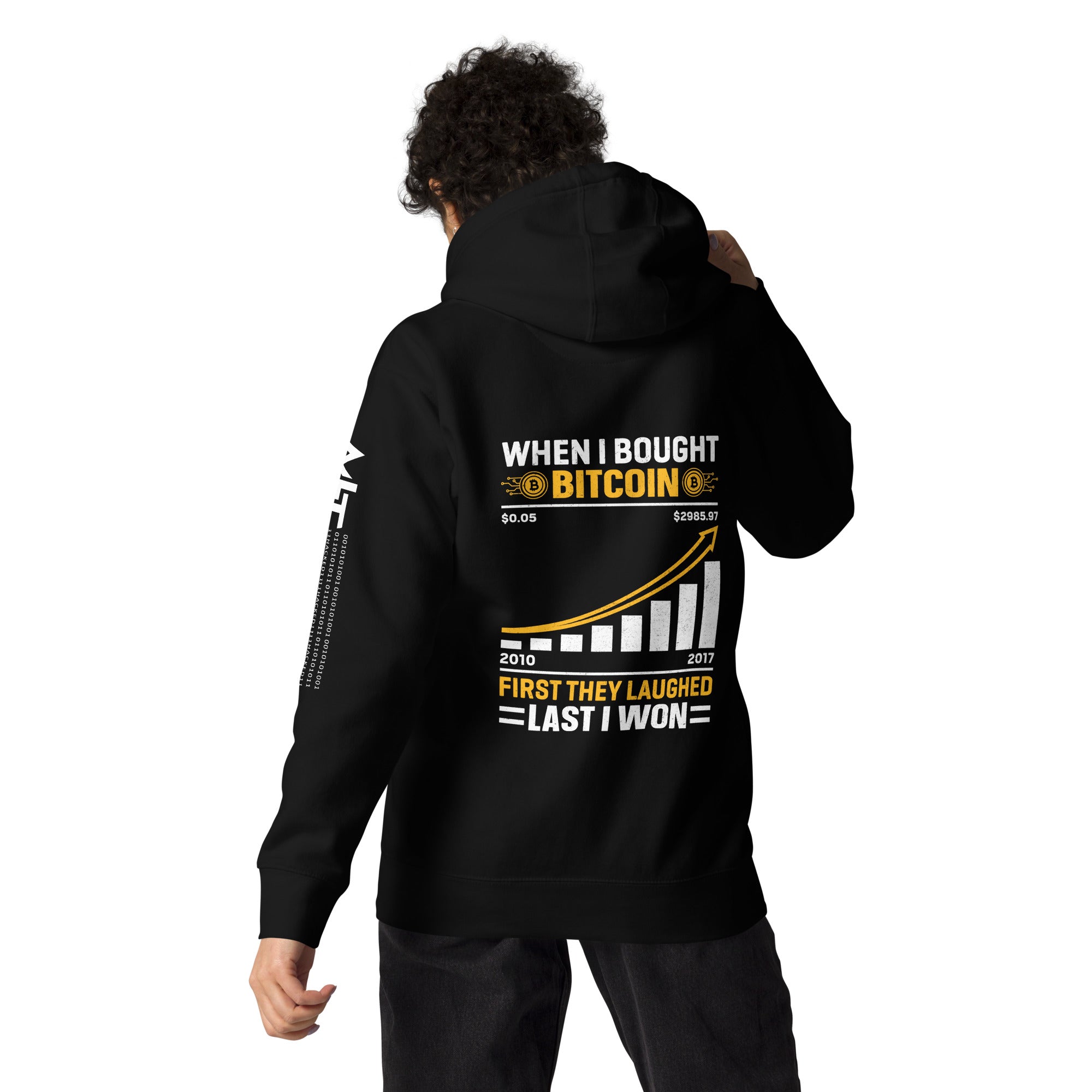 When I Bought Bitcoin, First they laughed, Last I won Unisex Hoodie