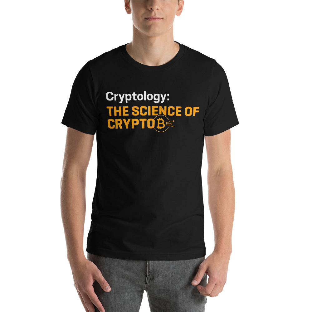Cryptology: The Science of Crypto - Unisex T-Shirt Asphalt / L
