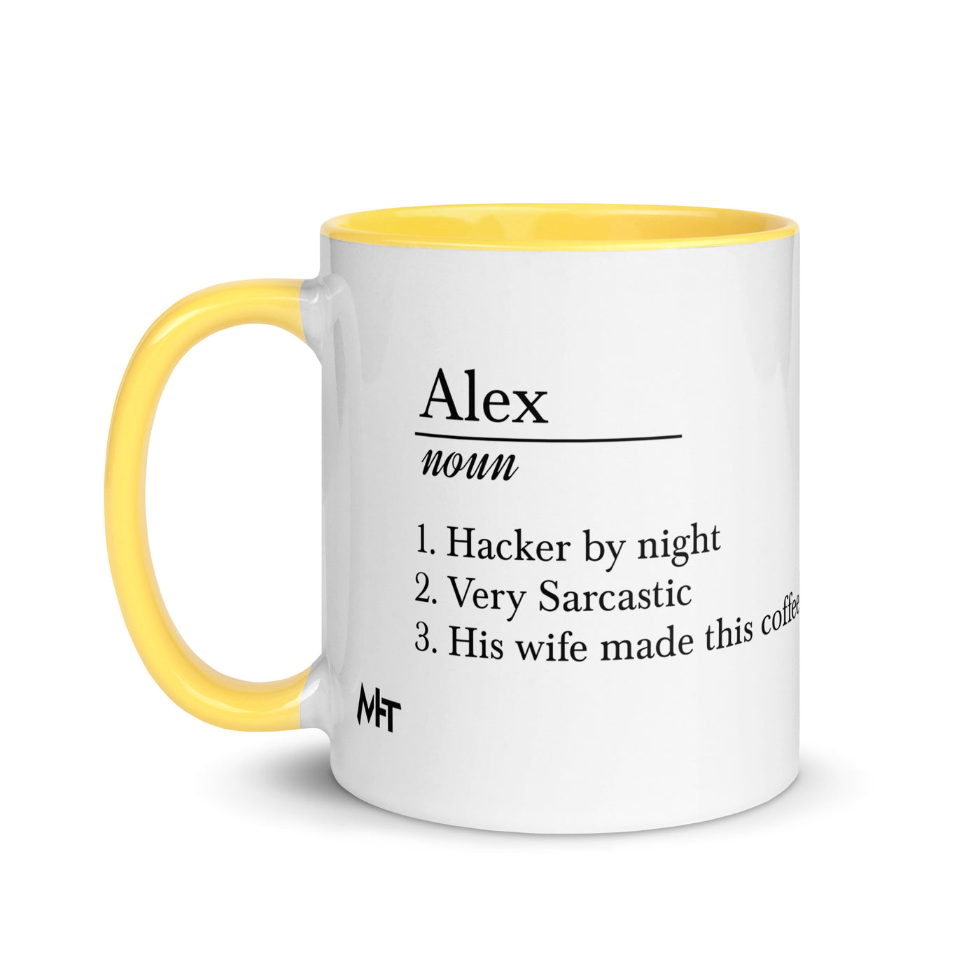 Personalized Name Definition Gifts Ideas - Mug with Color Inside