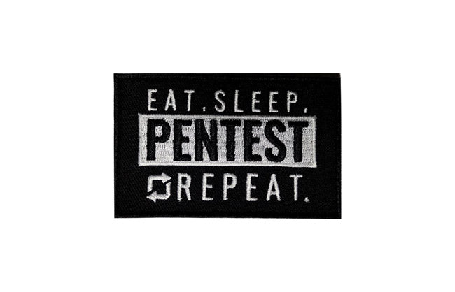 Eat Sleep Pentest Repeat Velcro Patch