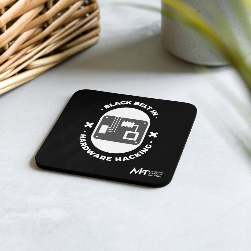 Hardware hacking Corkback coaster MyHackerTech