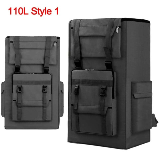 130L Outdoor Military Molle Tactical Backpack Rucksack Camping Hiking  Travel Bag