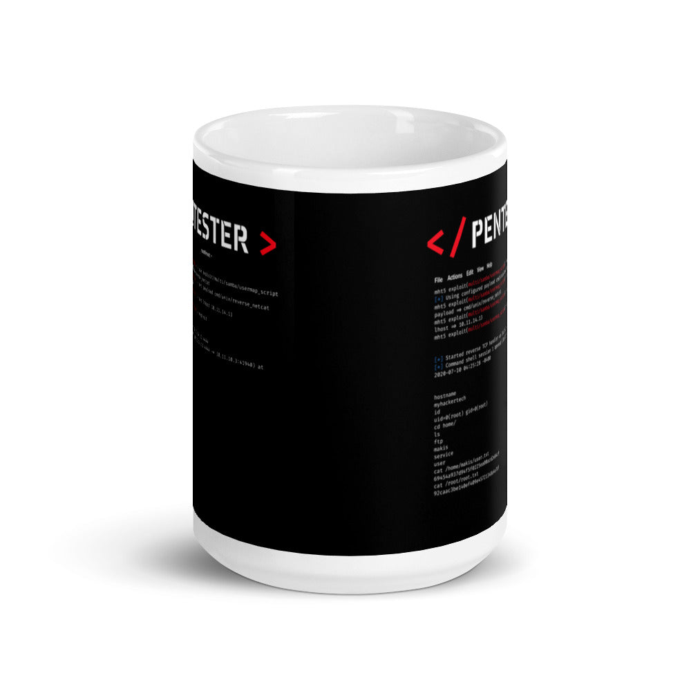 Pentester v1 - White glossy mug