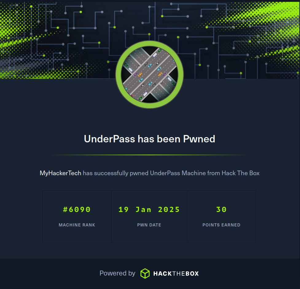 UnderPass HackTheBox Walkthrough MyHackerTech Underpass hackthebox walkthrough myhackertech