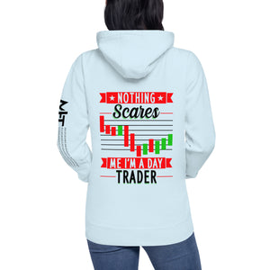 Nothing Scares me; I Am a Day Trader in Dark Text