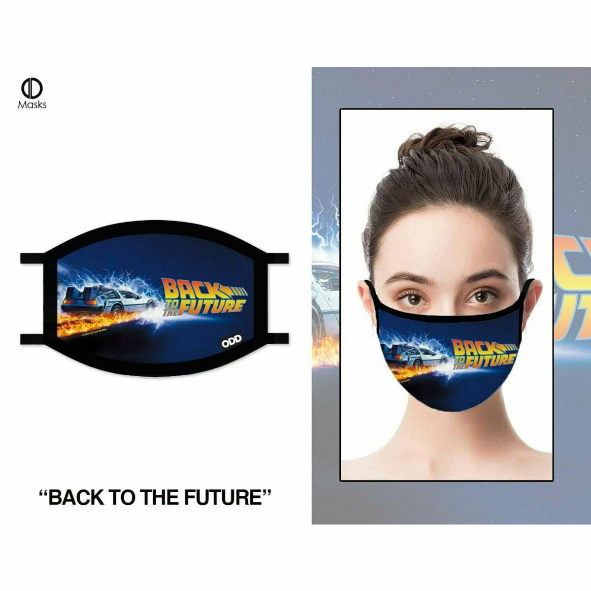Back to the Future Adult Face Mask by MyHackerTech