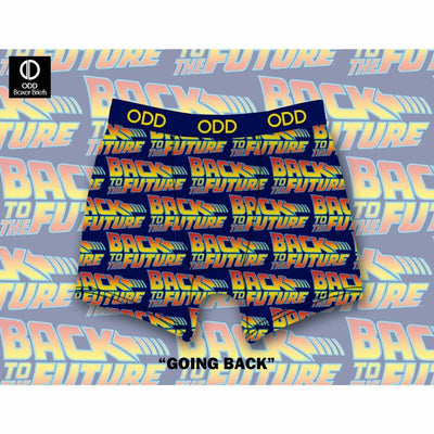 Back to the Future "Going Back" Men's Boxer Briefs by MyHackerTech