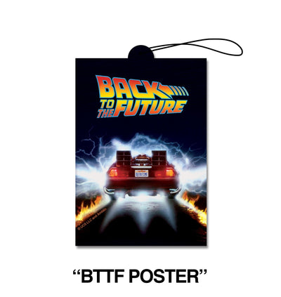 Back to the Future "BTTF Poster" air freshener (vanilla-scented) by MyHackerTech