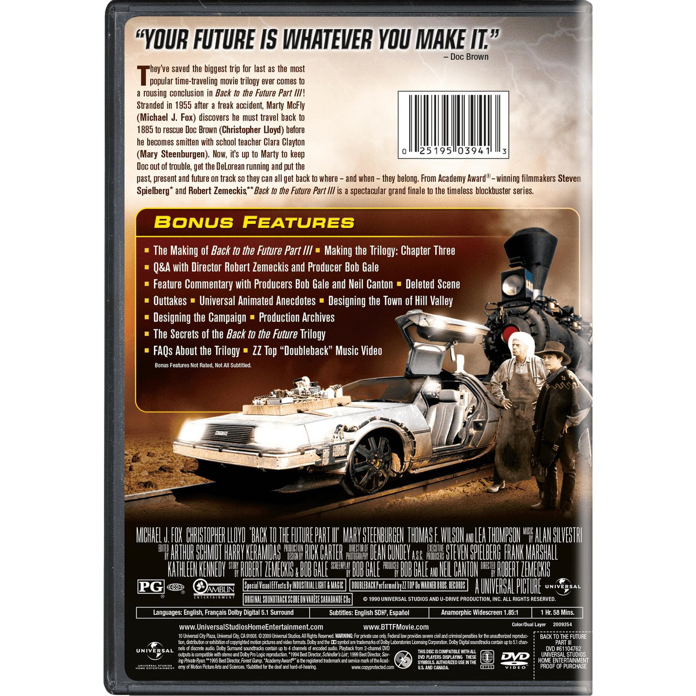 Back to the Future Part III (DVD) by MyHackerTech