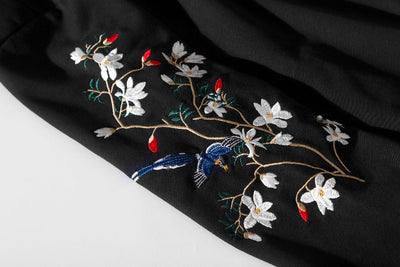 KH9083 Flowers Embroidery Hoodie by MyHackerTech