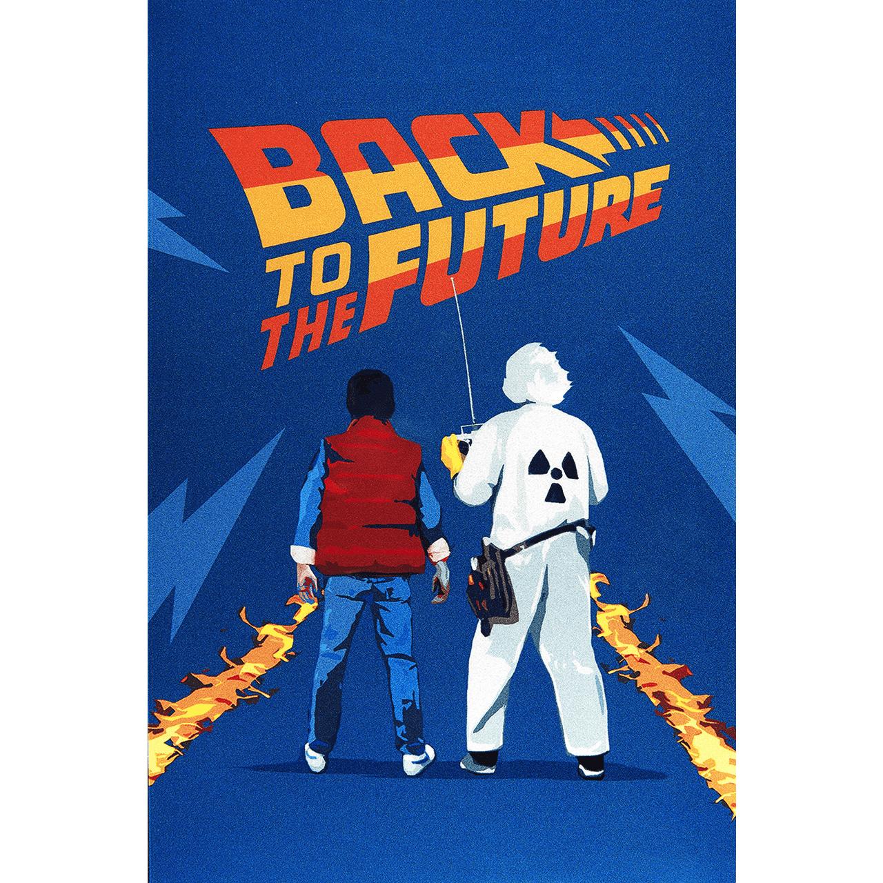 Back to the Future Limited Edition 2021 Marty McFly and Doc Brown - 35g Pure Silver Foil by MyHackerTech