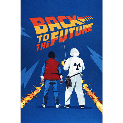 Back to the Future Limited Edition 2021 Marty McFly and Doc Brown - 35g Pure Silver Foil by MyHackerTech