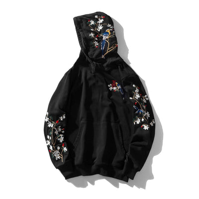 KH9083 Flowers Embroidery Hoodie by MyHackerTech