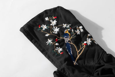 KH9083 Flowers Embroidery Hoodie by MyHackerTech