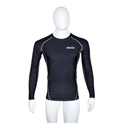MRX Men's Compression Shirts Athletic Gym Workout Rash Guard Base Layer Short & Long Sleeve Top by MyHackerTech