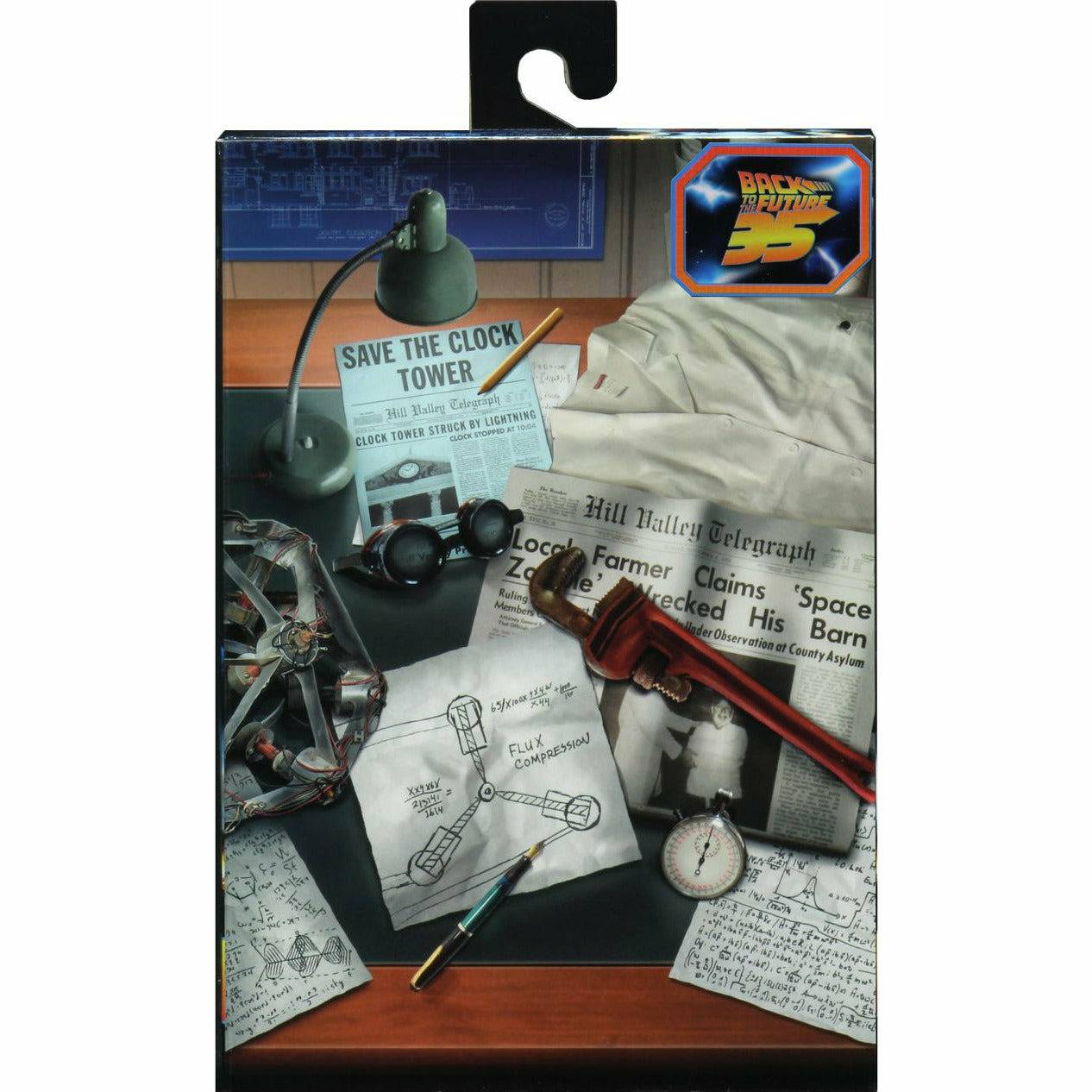 NECA Back to the Future 7" Scale Action Figure - Ultimate Doc Brown (1955) by MyHackerTech