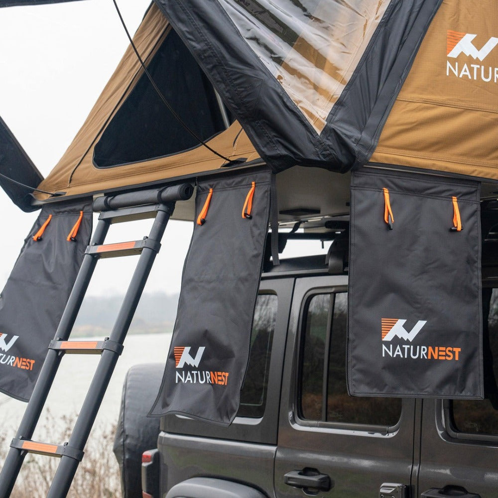 naturnest rooftop tent Sirius 2 Premium 2XL 3-Person Clamshell Roof Top (SAK91382) Gewicht:6 kg Colour_Blue NATURNESTFrame Material Kreuzeck - Mountainbike Bayern