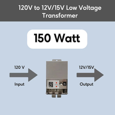 150W Multi-Tap Low Voltage Transformers | 12V - 15V by MyHackerTech