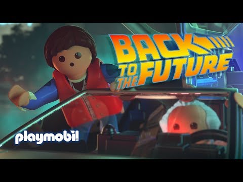 Back to the Future Playmobil Marty McFly & Dr. Emmett Brown "1955 Edition" 6-piece vinyl figures 2-pack by MyHackerTech