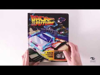 Back to the Future: Race Through Time Hardcover Book with Collectible Wind-up DeLorean by MyHackerTech