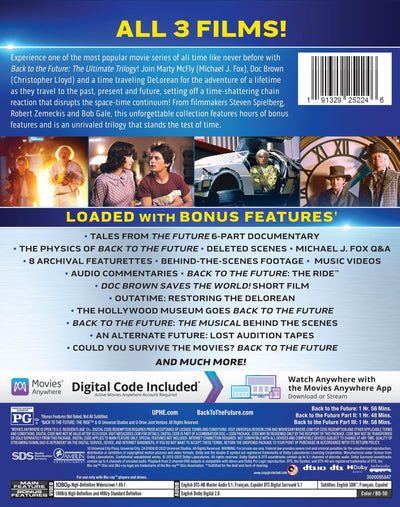 Back to the Future: The Ultimate Trilogy (Blu-ray™ + Digital Code) [2023] by MyHackerTech
