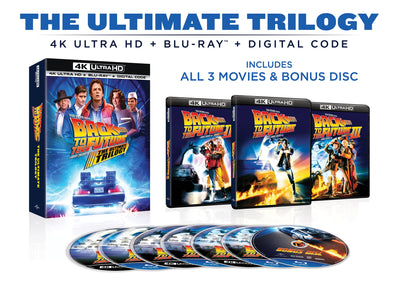 Back to the Future: The Ultimate Trilogy (4K Ultra HD + Blu-ray™ + Digital Code) [2024] by MyHackerTech