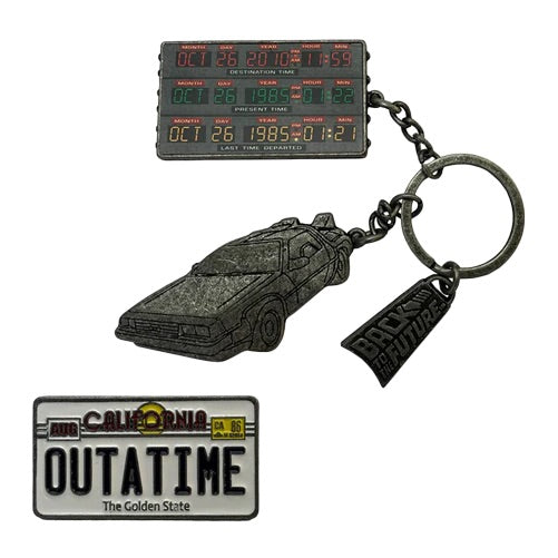 Back to the Future - CHS™ Keychain and Pin Set by MyHackerTech