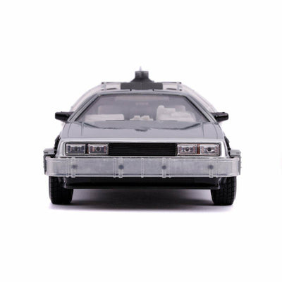Back to the Future Part II die-cast 1:24 scale "Hollywood Rides" light-up DeLorean Time Machine by MyHackerTech