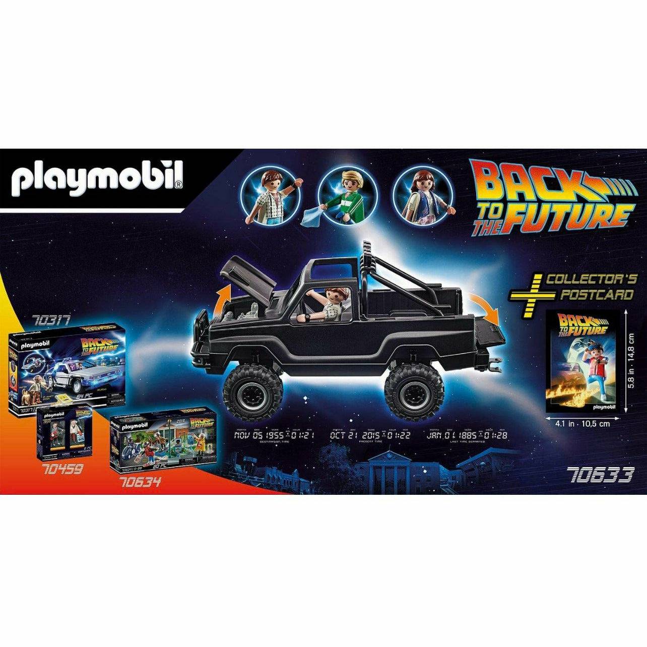 Playmobil Back to the Future 35-piece 1985 Marty's Pickup Truck playset by MyHackerTech