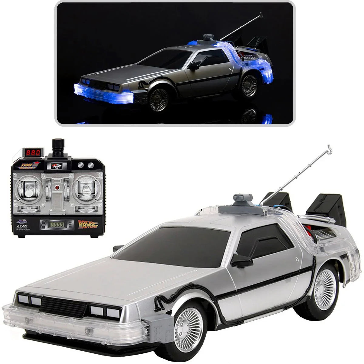 Back to the Future Remote Control 1:16 scale DeLorean Time Machine by MyHackerTech