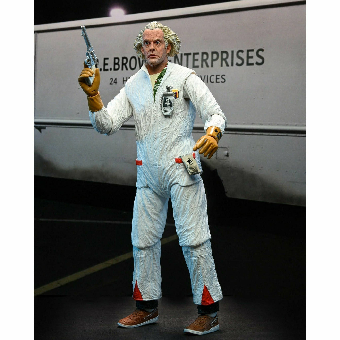 NECA Back to the Future 7" Scale Action Figure - Ultimate Doc Brown (1985 "Hazmat Suit") by MyHackerTech