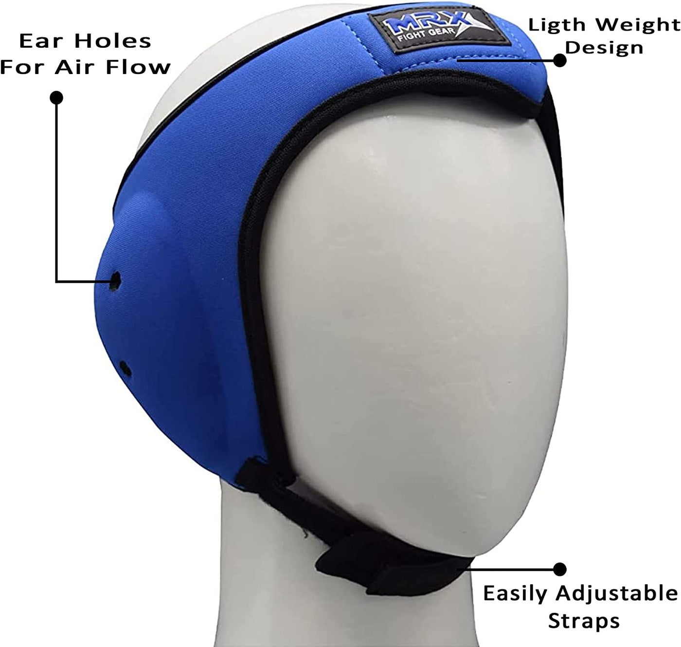 MRX Wrestling Ear Guards Ju Jitsu Cage Wrestling Protection Headgear by MyHackerTech