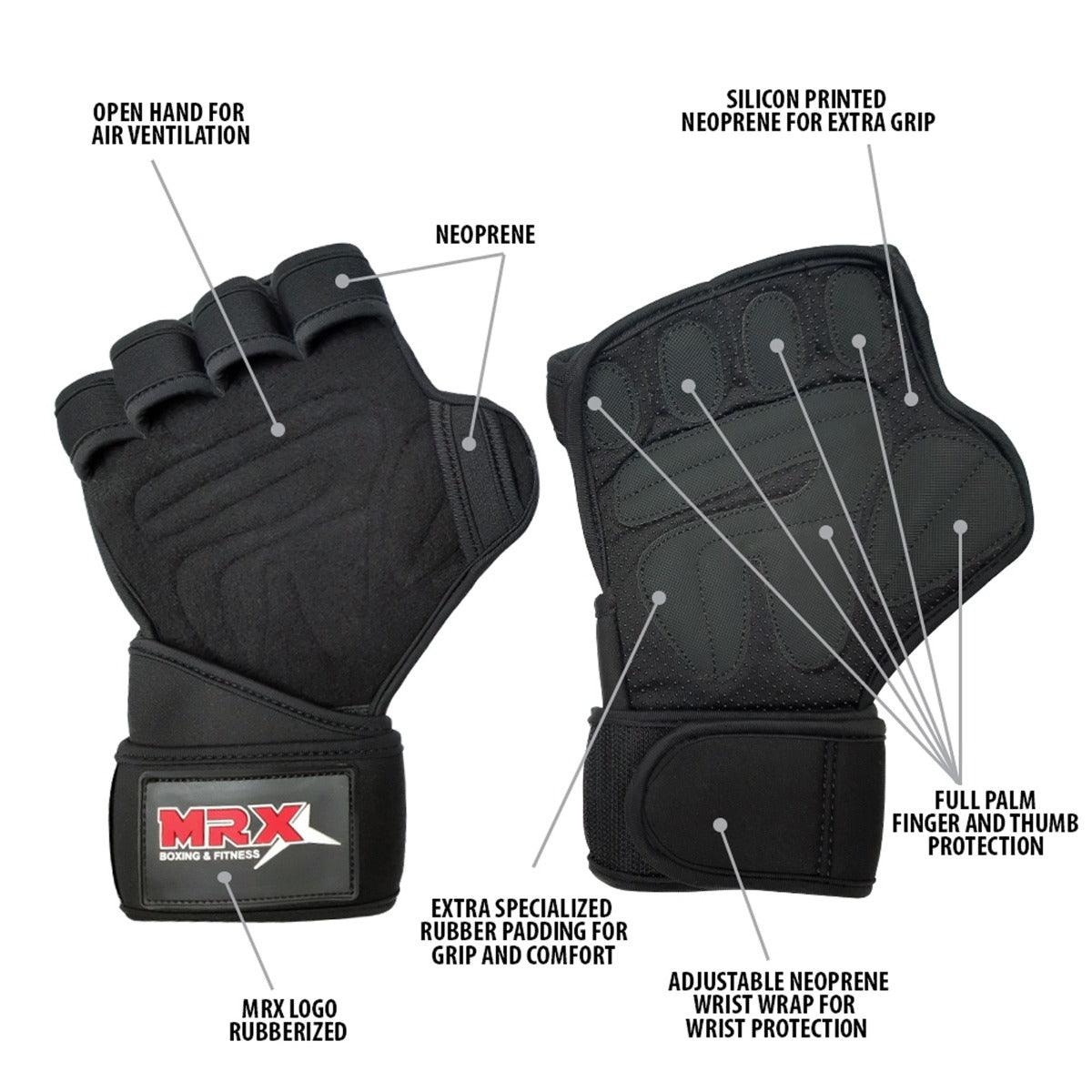 Weight Lifting Gloves Gym Glove for Training Bodybuilding Workout by MyHackerTech