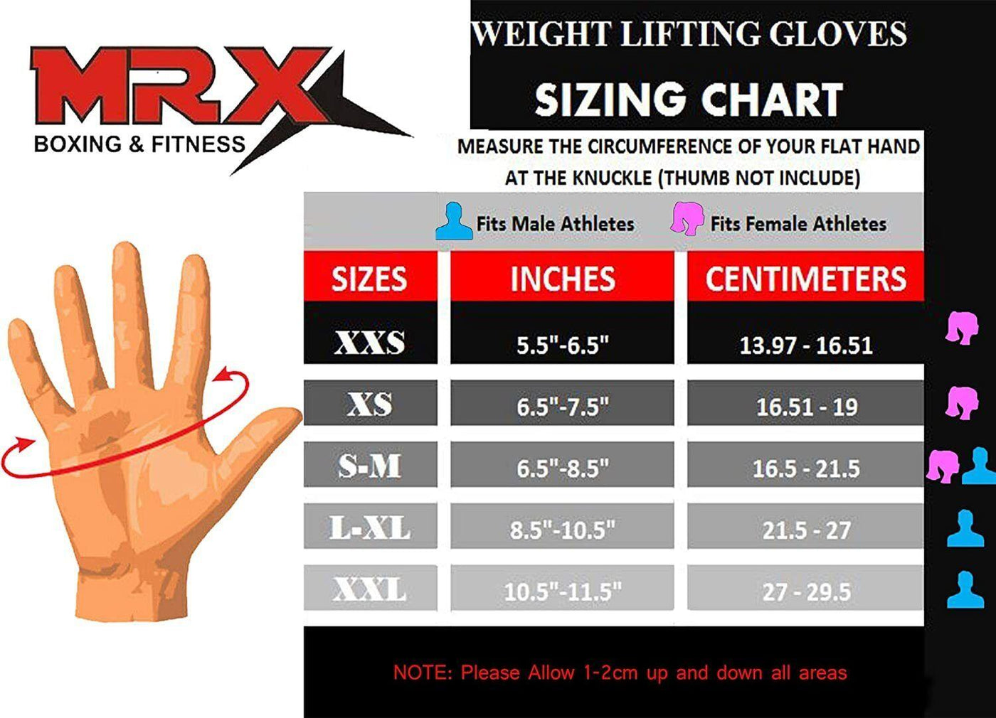 Weight Lifting Gloves Gym Glove for Training Bodybuilding Workout by MyHackerTech