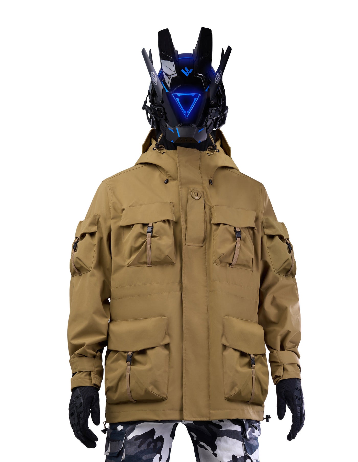 APEJ8 Khaki Tactical Wilderness Jacket by MyHackerTech