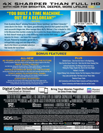 Back to the Future Limited Edition Steelbook (4K Ultra HD + Blu-ray™ + Digital Code) by MyHackerTech