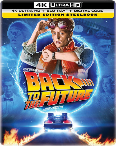 Back to the Future Limited Edition Steelbook (4K Ultra HD + Blu-ray™ + Digital Code) by MyHackerTech