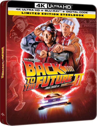 Back to the Future Part II Limited Edition Steelbook (4K Ultra HD + Blu-ray™ + Digital Code) by MyHackerTech