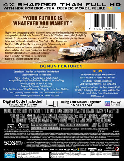 Back to the Future Part III Limited Edition Steelbook (4K Ultra HD + Blu-ray™ + Digital Code) by MyHackerTech