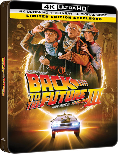 Back to the Future Part III Limited Edition Steelbook (4K Ultra HD + Blu-ray™ + Digital Code) by MyHackerTech