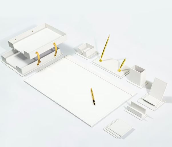 MOOG Classic Leather Desk Set - 12 PCS by MyHackerTech