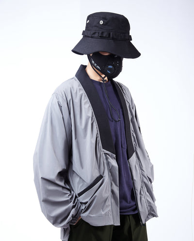 APT2809 Grey Kimono Shirt by MyHackerTech