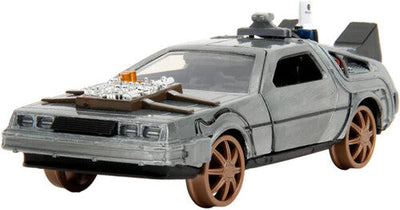 Back to the Future Part III die-cast 1:32 scale "Hollywood Rides" DeLorean Time Machine (railroad) by MyHackerTech