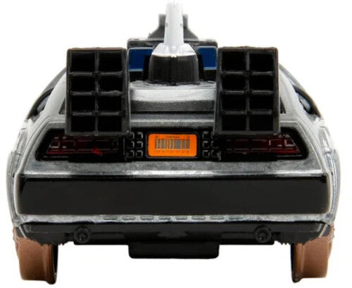 Back to the Future Part III die-cast 1:32 scale "Hollywood Rides" DeLorean Time Machine (railroad) by MyHackerTech