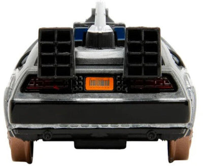 Back to the Future Part III die-cast 1:32 scale "Hollywood Rides" DeLorean Time Machine (railroad) by MyHackerTech
