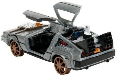 Back to the Future Part III die-cast 1:32 scale "Hollywood Rides" DeLorean Time Machine (railroad) by MyHackerTech