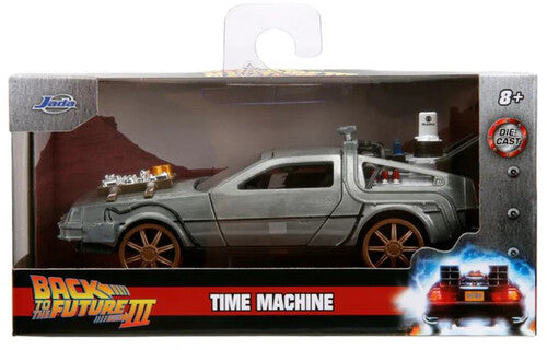 Back to the Future Part III die-cast 1:32 scale "Hollywood Rides" DeLorean Time Machine (railroad) by MyHackerTech