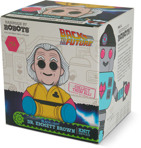 Back to the Future Dr. Emmett Brown Collectible Vinyl Figure (Limited Edition Blacklight) - #256 by MyHackerTech